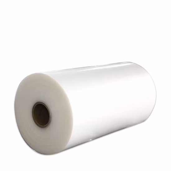 Cross Linked Standard Micro Perforated Single Wound POF Heat Shrink Wrap Bag Rollo de película de contracción media alta para imprimir Plástico POF Película de embalaje retráctil