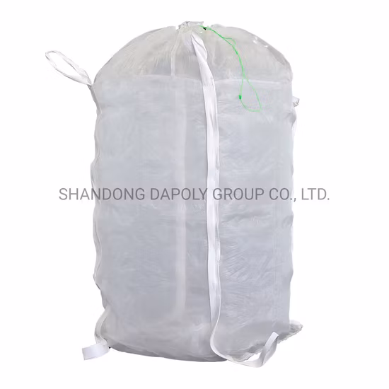 1 metro cúbico 1000 1500 kg polipropileno fuerte PP Poly Duffle 1 tonelada Jumbo Big Bulk FIBC Bag