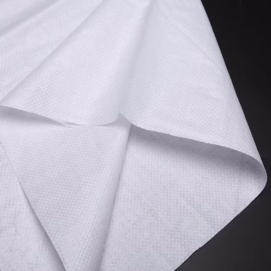 Arena de inundación tejida de polipropileno blanco / Fertilizante / Arroz / Semilla / Grano / Maíz / Harina / Azúcar / Envases de plástico Bolsas de PP