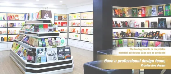 Bolsa de plástico de café de grado alimenticio con sello de cuatro lados y impresión UV personalizada